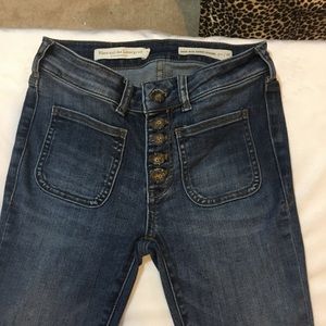 Pilcro and the Letterpress Skinny Ankle Jeans Sz26